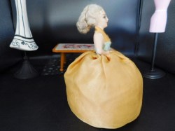 half doll boudoir orange side